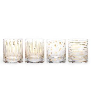 Mikasa Cheers Double Old-Fashioned Glasses set